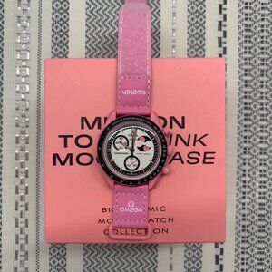 Swatch x Omega MISSION TO THE PINK MOONPHASE